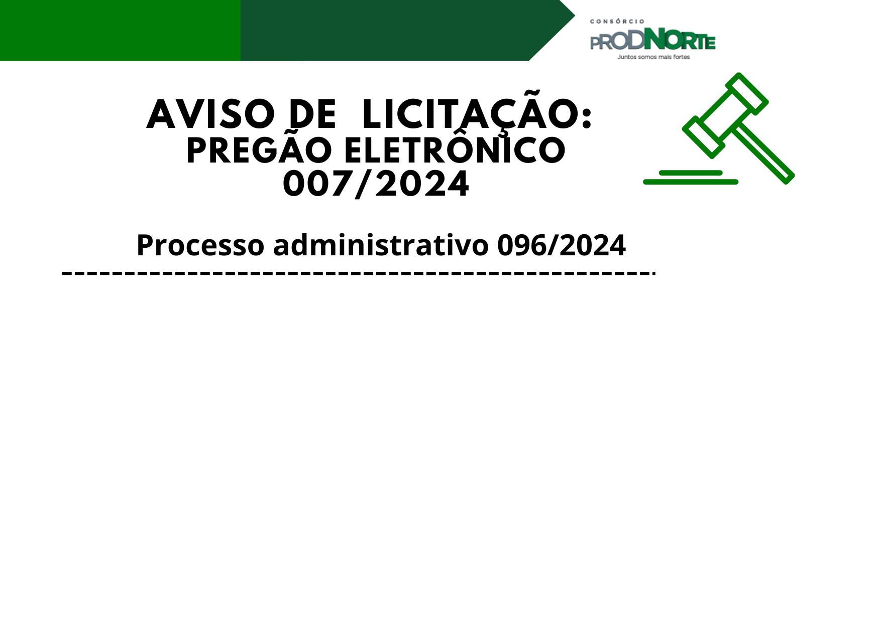 AVISO DE LICITAÇÃO