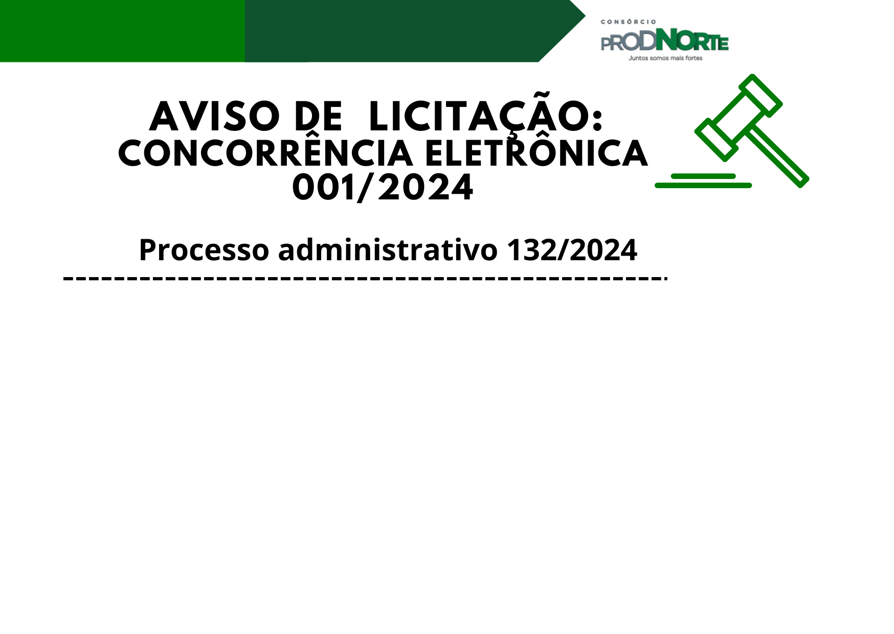 AVISO DE LICITAÇÃO